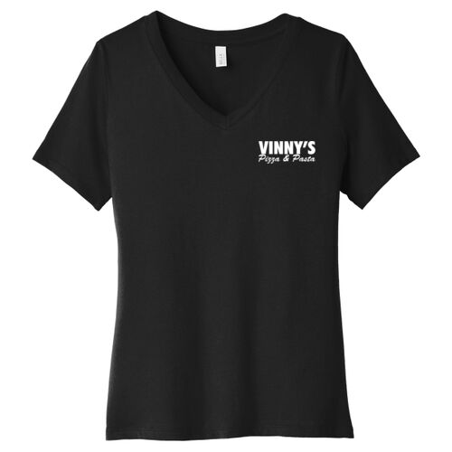 BELLA+CANVAS ® Women’s Relaxed Jersey Short Sleeve V-Neck Tee Thumbnail